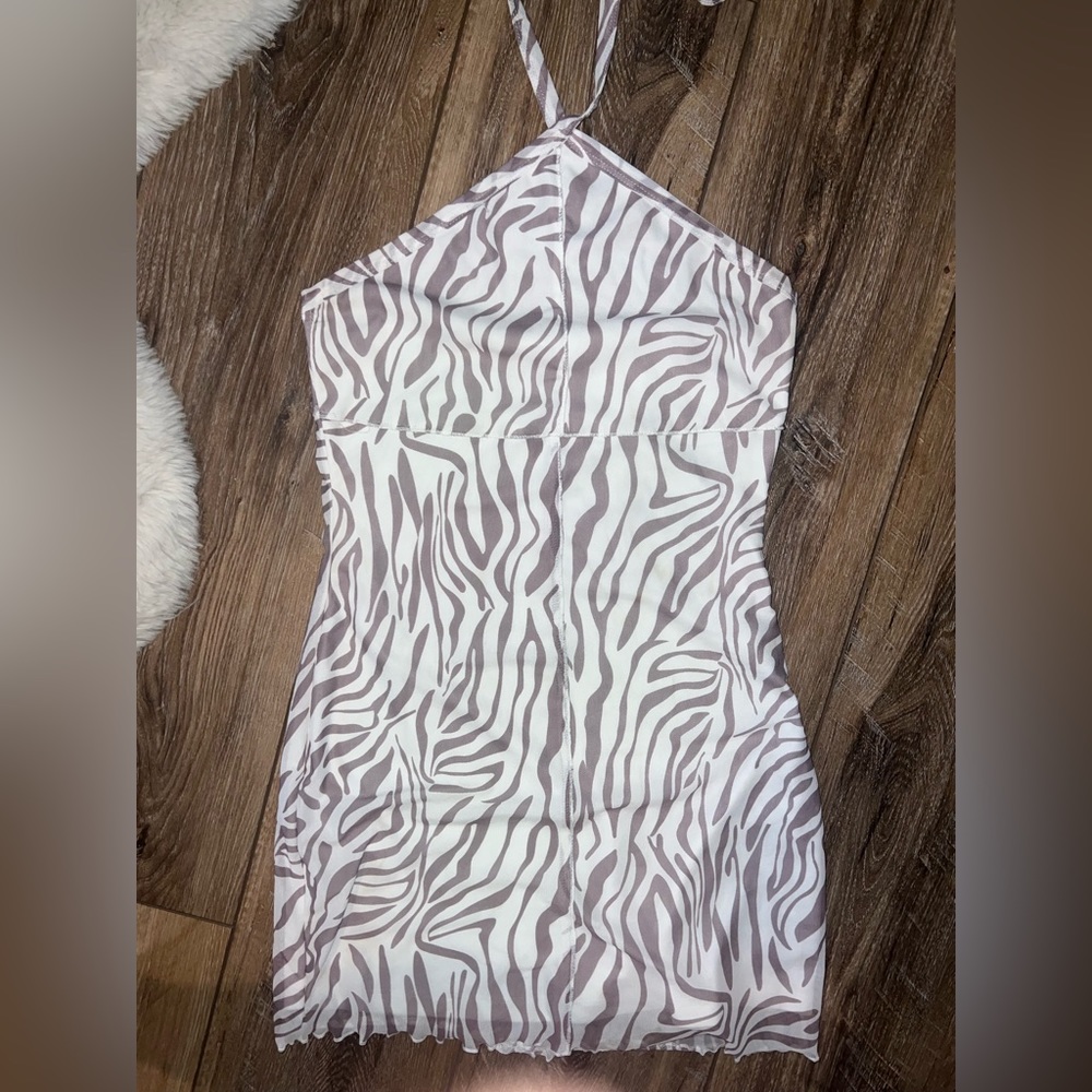 american threads zebra dress